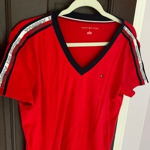 Red Tommy Hilfiger T-shirt dress!